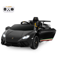 Lamborghini Kids Ride on Car 12V Battery Powered Electric Vehicle-Black