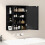 Costway Mirrored Bathroom Cabinet Wall-mounted Storage Cabinet 5