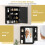 Costway Mirrored Bathroom Cabinet Wall-mounted Storage Cabinet 2