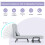 Costway Convertible Single Folding Sofa Bed Sleep Chair 6 Positions Adjustable Backrest 9