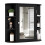 Costway Mirrored Bathroom Cabinet Wall-mounted Storage Cabinet 1
