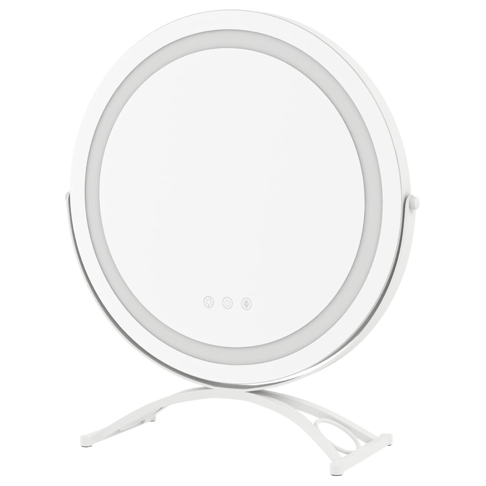 16" Makeup Vanity Mirror 3 Color Dimmable LED Lighted Mirror
