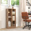Costway 5-Cube Bookshelf Office Bookcase w/Open Storage Compartments-Natural 3