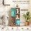 Costway 5-Cube Bookshelf Office Bookcase w/Open Storage Compartments-Natural 9