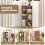 Costway 5-Cube Bookshelf Office Bookcase w/Open Storage Compartments-Natural 6