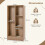 Costway 5-Cube Bookshelf Office Bookcase w/Open Storage Compartments-Natural 2