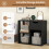 Costway 3-Cube Bookcase 2-tier Wooden Storage Shelf w/ Drawer 5