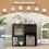 Costway 3-Cube Bookcase 2-tier Wooden Storage Shelf w/ Drawer 7