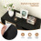 Costway 3-Cube Bookcase 2-tier Wooden Storage Shelf w/ Drawer 6