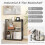 Costway 3-Tier Bookshelf Industrial Corner Bookcase w/ Adjustable Shelves 8