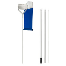 Aluminum Snow Roof Rake Adjustable Snow Removal Tool  Widened Head Design 6M