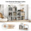 Costway Set of 2 Cube Storage Organizer Stackable Open Bookcase Display Rack Bookshelf 6