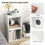 Costway Set of 2 Cube Storage Organizer Stackable Open Bookcase Display Rack Bookshelf 4