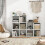Costway Set of 2 Cube Storage Organizer Stackable Open Bookcase Display Rack Bookshelf 5