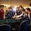Costway Foldable Poker Table for 8 Players Portable Oval Card Board Game Table 4