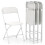 Costway 4Pack Metal Folding Chairs Portable Patio Chairs w/ Plastic Seat & Back 1