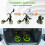 Costway Golf Push Pull Cart Lightweight Folding 4 Wheels Golf Push Cart-Green 5