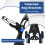 Costway Golf Push Pull Cart Lightweight Folding 4 Wheels Golf Push Cart-Blue 4