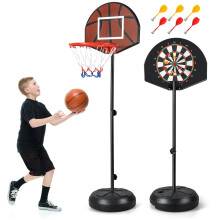 Kids Basketball Hoop 2-in-1 Toddler Basketball Goal System