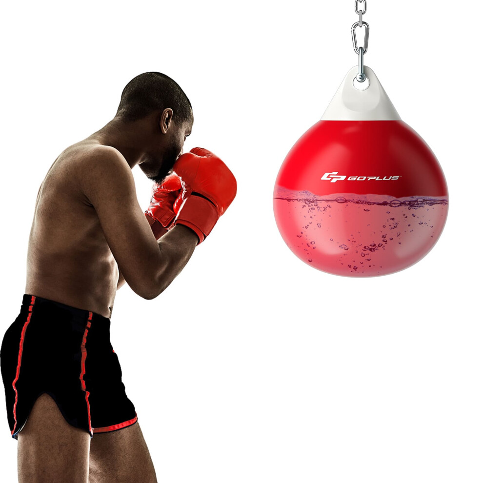 18 Inch Water Punching Bag 50 Kg Water Heavy Bag Filled Gym-Red