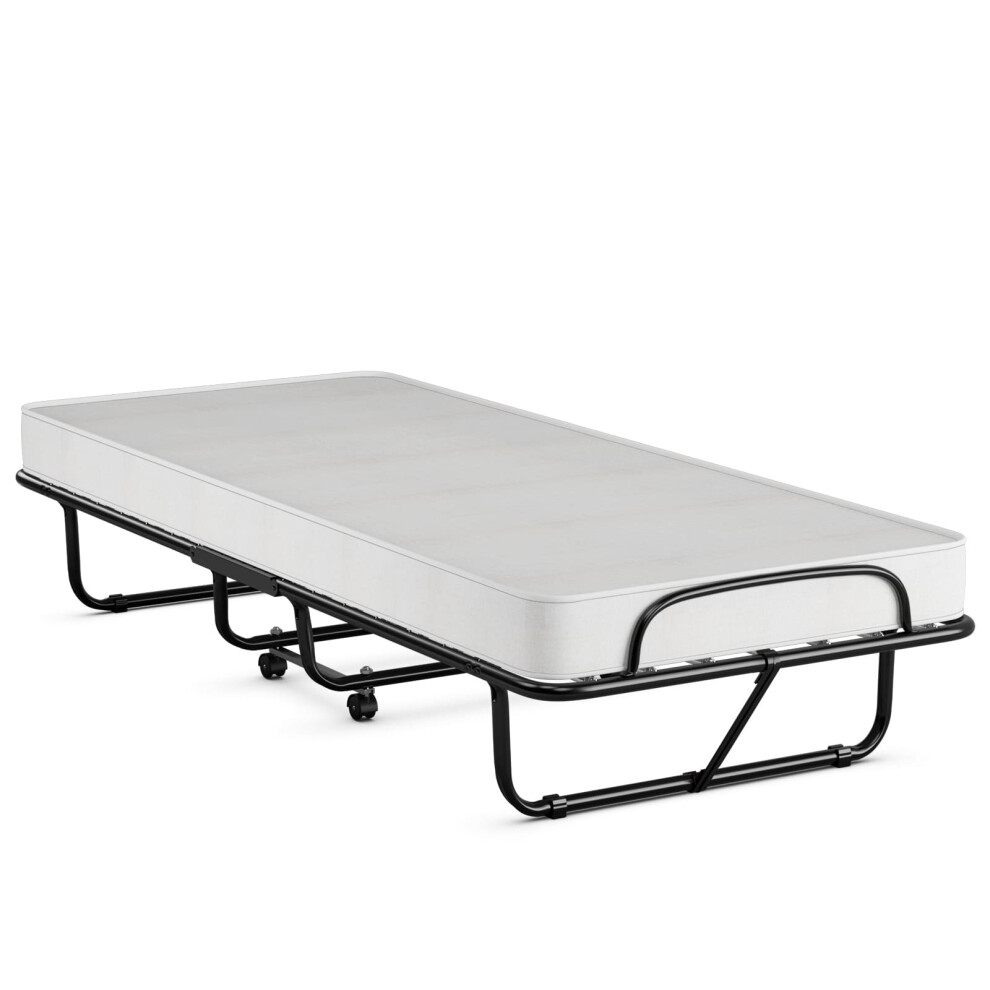 Costway Folding Bed Guest Bed With Memory Foam Mattress