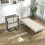 Costway Folding Bed Guest Bed with Memory Foam Mattress 2