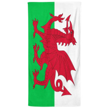 New Wales Welsh Flag 100% Cotton Beach Holiday Gym Bath Towel *Gift Idea*