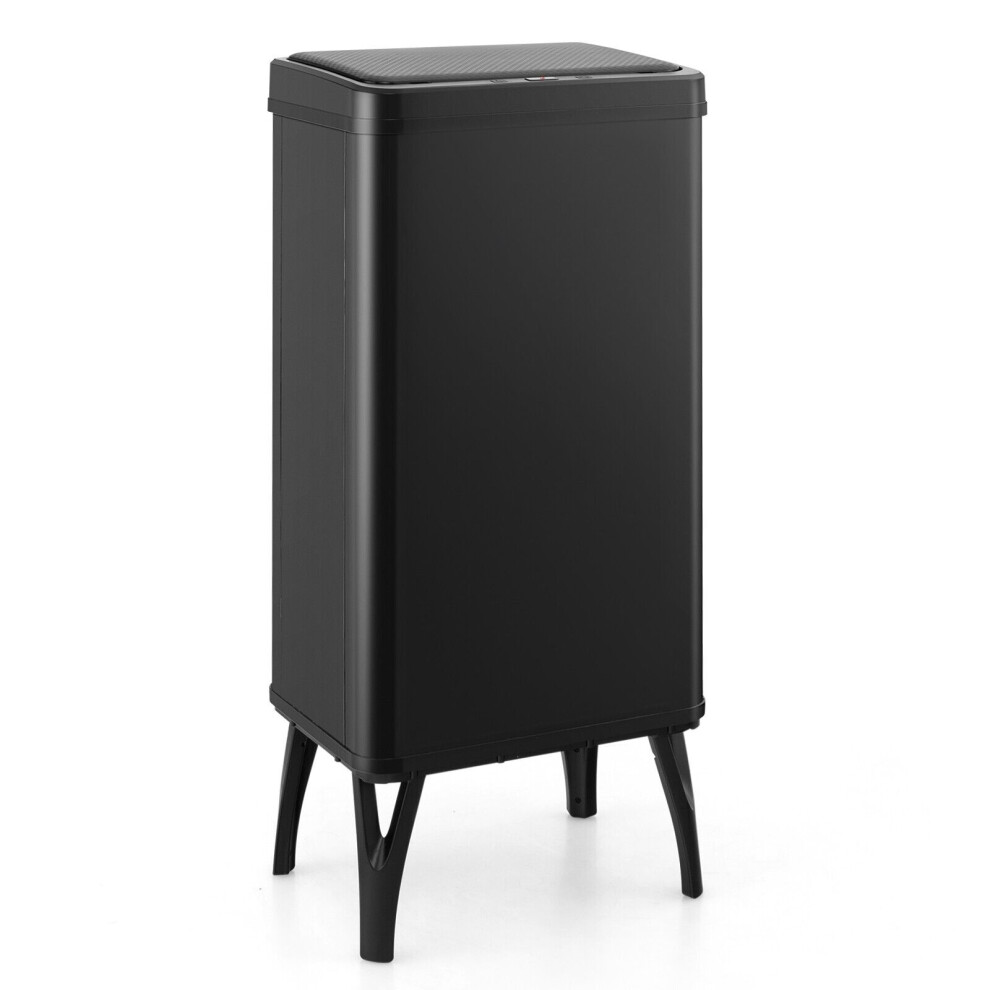 50L Stainless Steel Trash Can Automatic Motion Sensor Garbage Bin