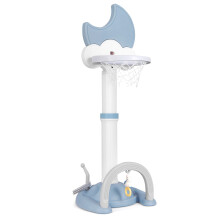 4-In-1 Kids Basketball Hoop Adjustable Kids Sports Center-Blue