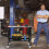 Casart Welding Table 580KG Welding Workbench on Wheels w/ Tool Rack & Tray 3