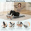 Casart Multifunctional Sit Up Bench Adjustable Workout Bench-Blue 8