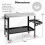 Casart Welding Table 580KG Welding Workbench on Wheels w/ Tool Rack & Tray 2