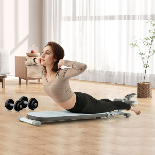 Casart Multifunctional Sit Up Bench Adjustable Workout Bench-Blue 2