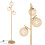 Casart 3-Globe Floor Lamp Freestanding Tree Lamp w/ Foot Switch 1