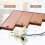 Casart Piano Key-Shaped Framed Decoration Rectangle Wall Mirror Makeup Vanity Mirror 8