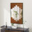 Casart Piano Key-Shaped Framed Decoration Rectangle Wall Mirror Makeup Vanity Mirror 4