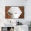 Casart Piano Key-Shaped Framed Decoration Rectangle Wall Mirror Makeup Vanity Mirror 3