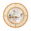 Casart Rattan Round Wall Mirror 65 cm Wooden Framed Mirror 1