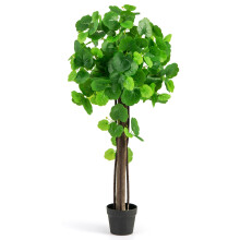 Artificial Crabapple Tree Fake Plant in Pot Home Floor Plant