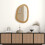 Casart Irregular PVC Rattan Wall Mirror Boho Style Decorative Mirror 3