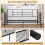 Casart Single Size Daybed 2-in-1 Sofa Bed Single Platform Bed w/ Arms & Back 4