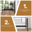 Casart Single Size Daybed 2-in-1 Sofa Bed Single Platform Bed w/ Arms & Back 6