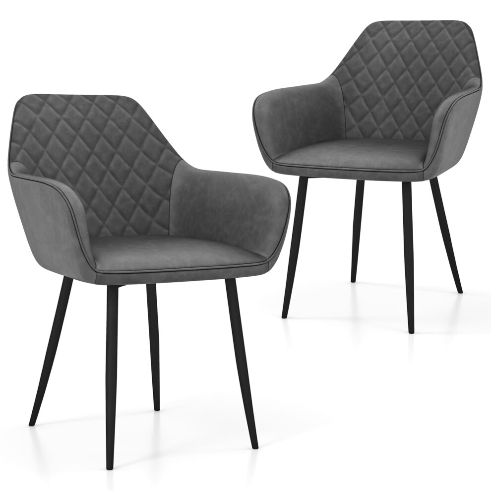 Casart Leisure Dining Chair Set Of 2 Upholstered Accent Chairs
