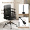 Casart Home Office Small Desk Chair with Adjustable Height Wheels 3