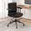 Casart Home Office Small Desk Chair with Adjustable Height Wheels 1