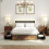 Casart King Bed Platform Bed with LED Lights & USB Power Outlets 9