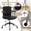 Casart Home Office Small Desk Chair with Adjustable Height Wheels 8