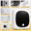 Casart 220-240V Portable Clothes Dyer 800W Compact Laundry Dyer-White 7