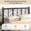 Casart King Size Platform Bed Bed Frame Frame w/ Branch-shaped Headboard 7