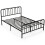 Casart King Size Metal Bed Frame Platform Bed w/Headboard & Footboard 1
